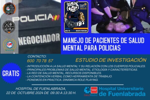 Manejo de pacientes de salud mental para Policías