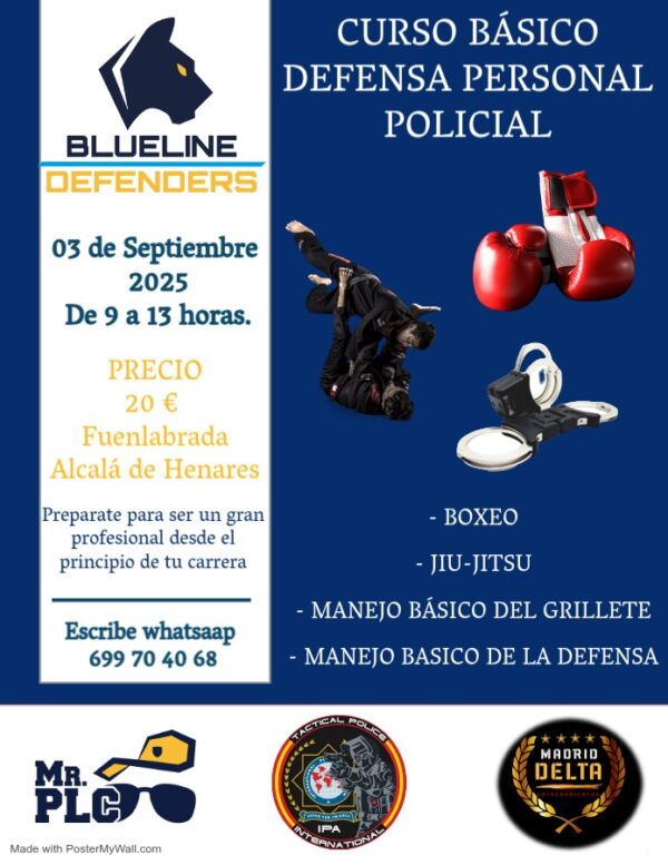 curso básico de defensa personal policial